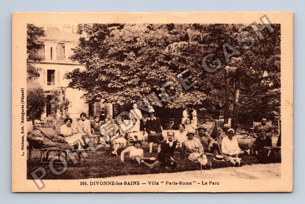 Pohlednice Francie Divonne-les-Bains Villa Paris-Rome Le Parc (M42188)
