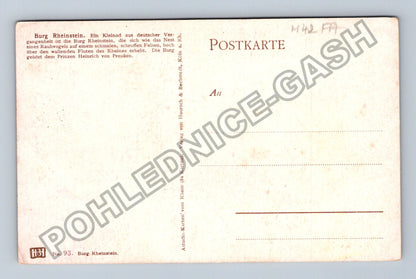 Pohlednice Německo Burg Rheinstein hrad (M42197)