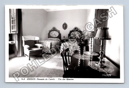 Pohlednice Portugalsko Óbidos Pousada do Castelo pokoj (M42203)