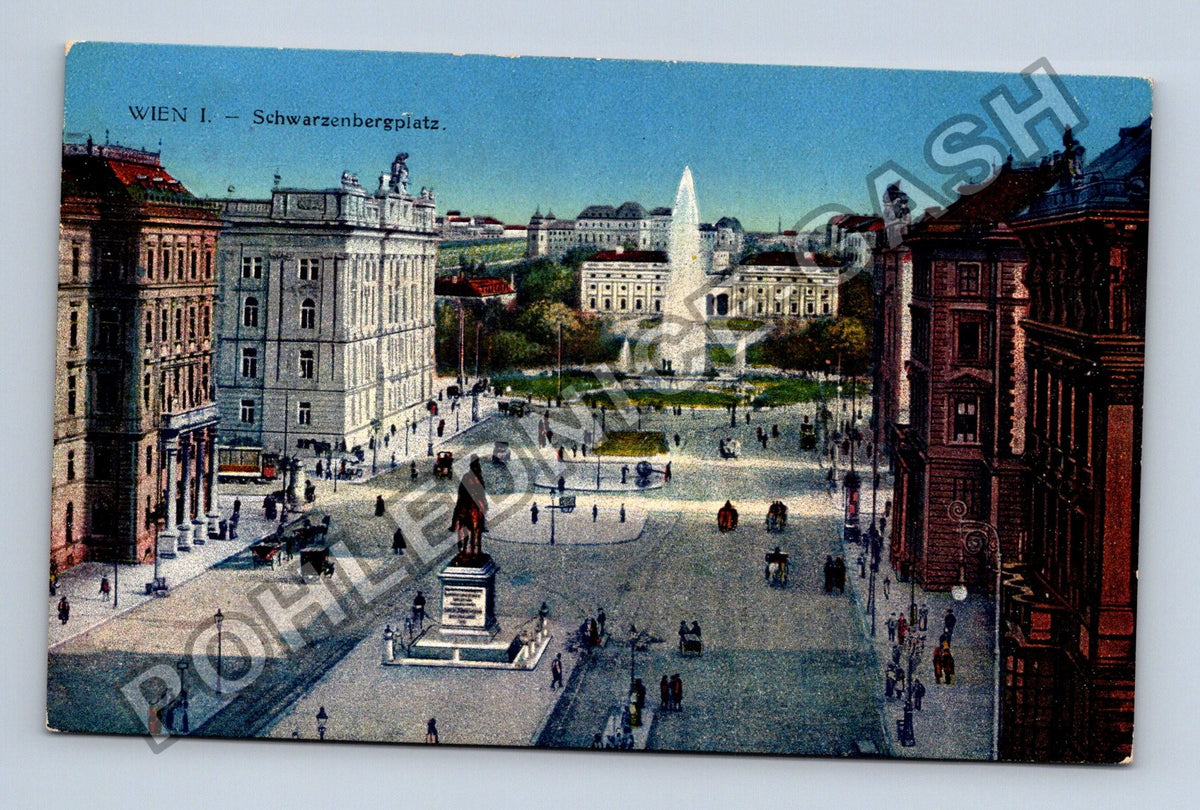 Pohlednice Rakousko Vídeň Schwarzenbergplatz 1916 (M42207)