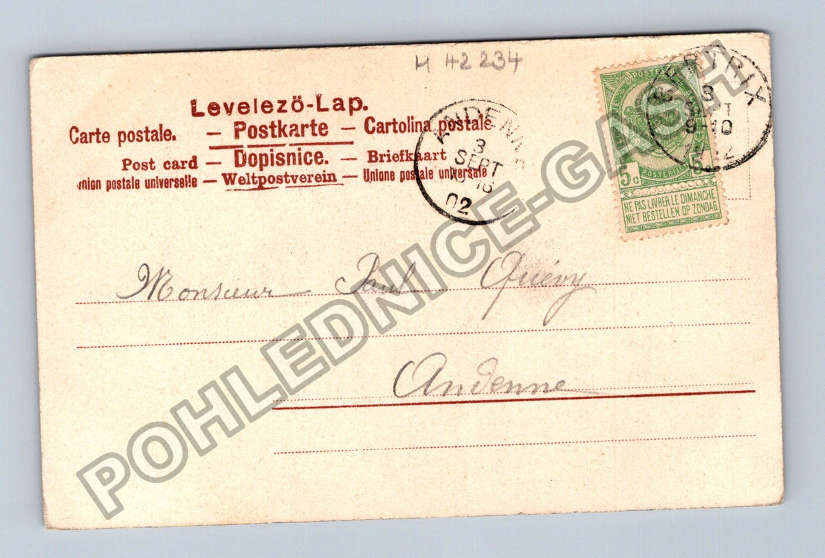 Pohlednice Bruslařka na ledě Francie 1910 (M42234)