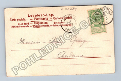 Pohlednice Bruslařka na ledě Francie 1910 (M42234)