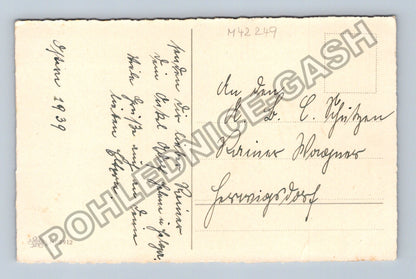 Pohlednice Německo Chlapec s kornoutem a tabulkou 1939 (M42249)