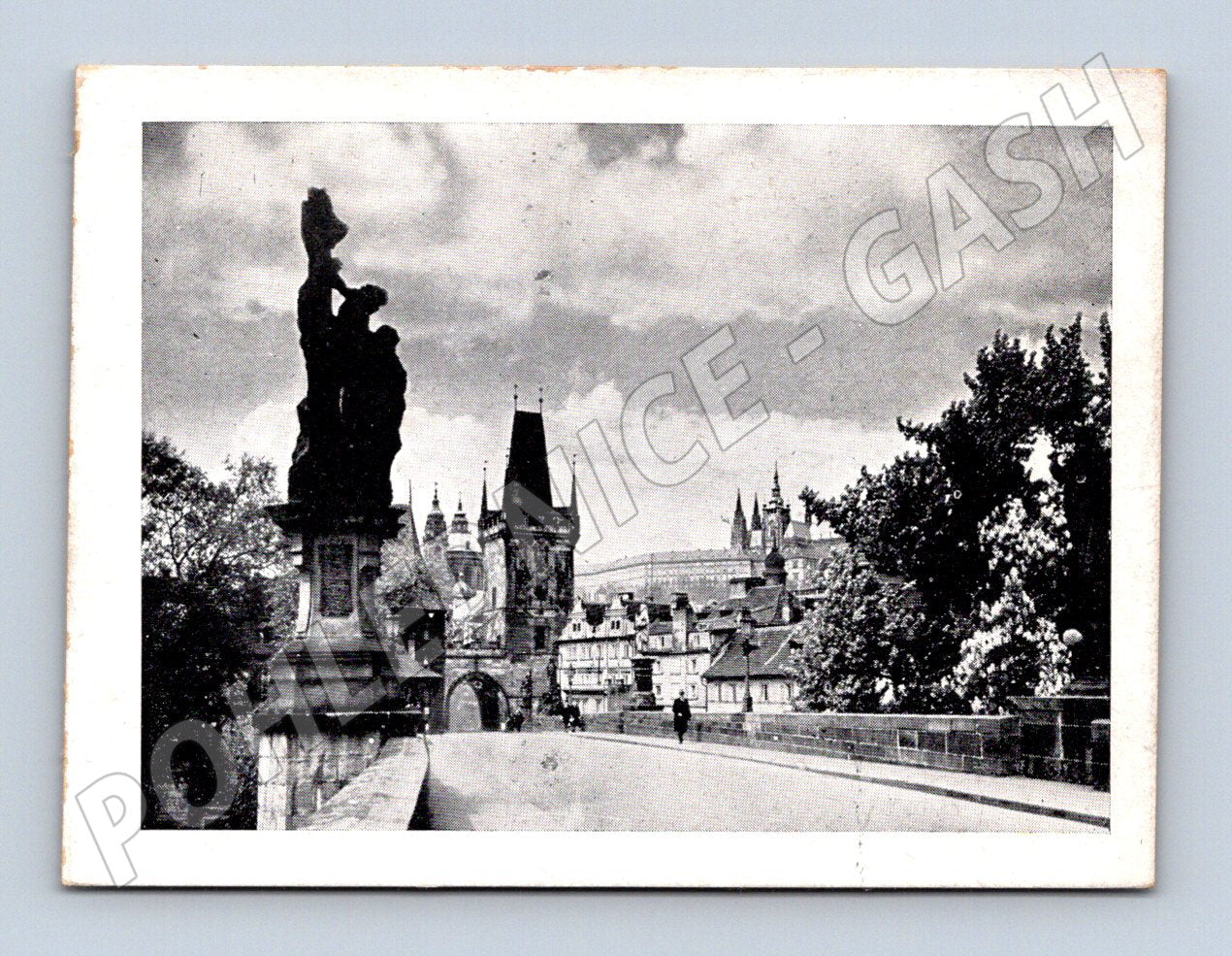 Pohlednice Praha Karlův most panorama hradu (M4227)