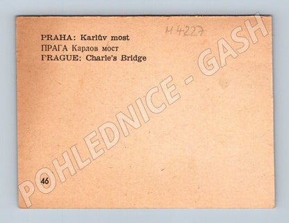 Pohlednice Praha Karlův most panorama hradu (M4227)