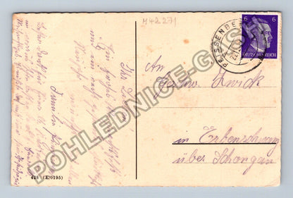 Pohlednice Německo dítě s dárkem vánoční pozdrav 1939 (M42271)