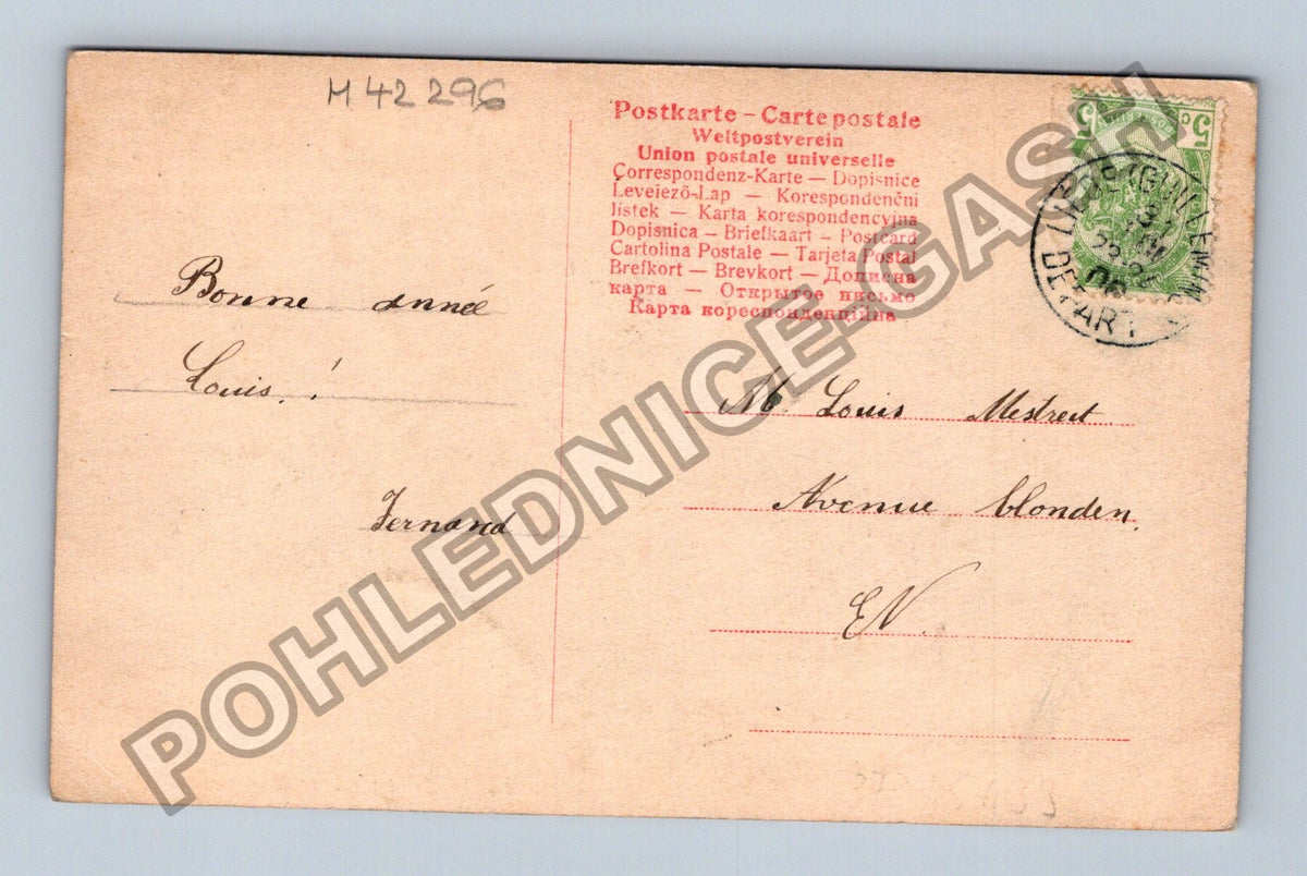 Pohlednice Francie Dvě děti kuchaři (M42296)