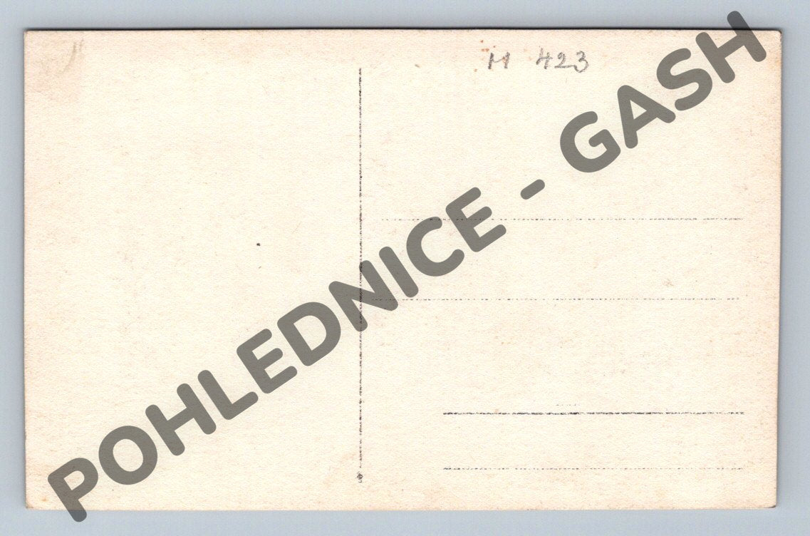 Pohlednice Sokol v Hořicích 1921 žáci cvičí (M423)