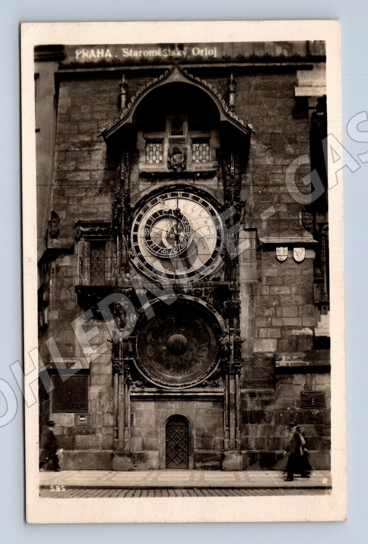 Pohlednice Praha Staroměstský orloj starý motiv (M4230)