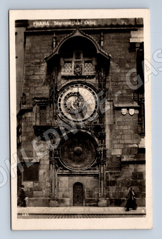 Pohlednice Praha Staroměstský orloj starý motiv (M4230)