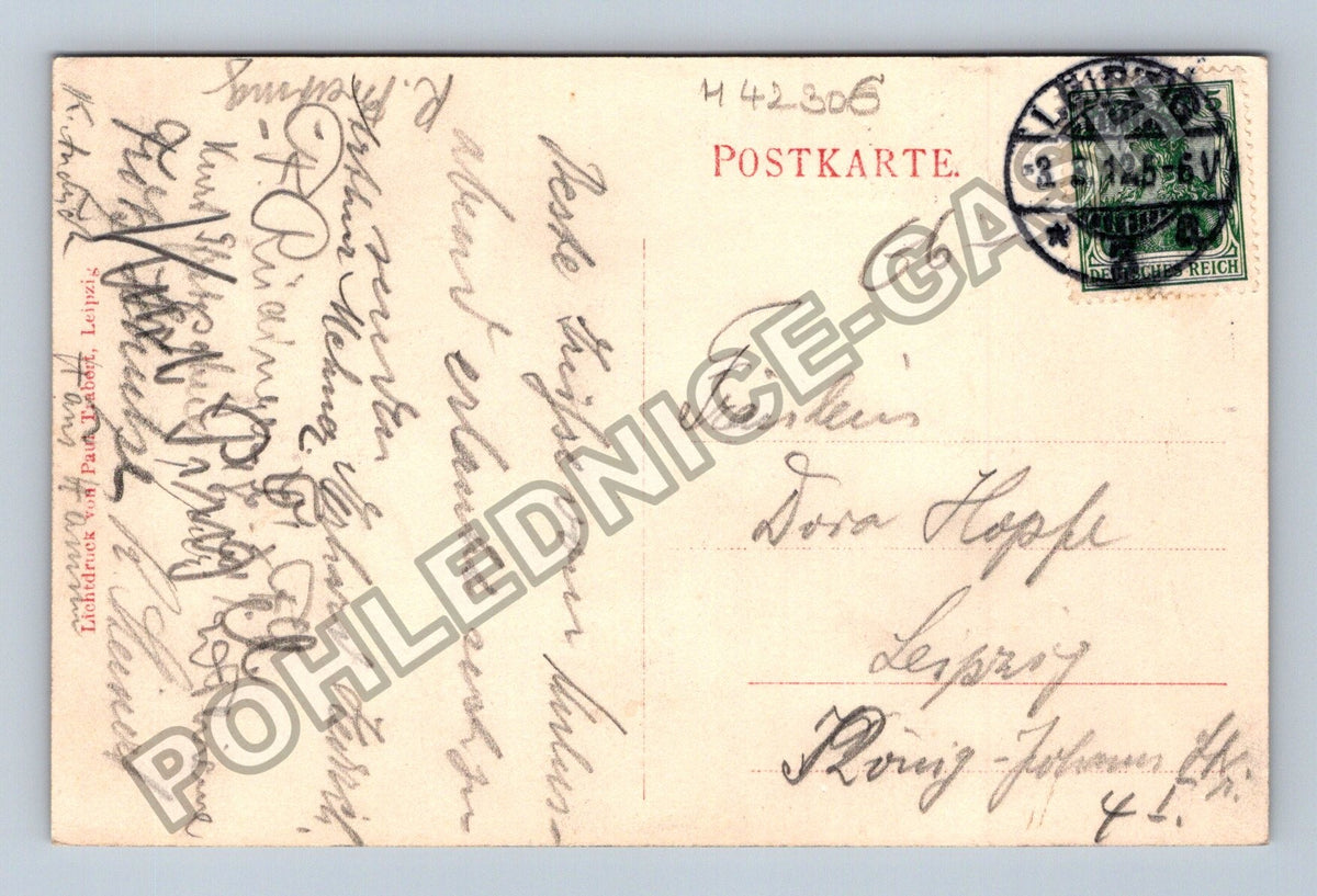 Pohlednice Petriner Mulusball 4 März 1910 Německo (M42306)