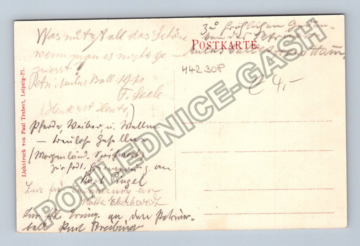 Pohlednice Německo Qulusball der Petrischule 1911 (M42308)