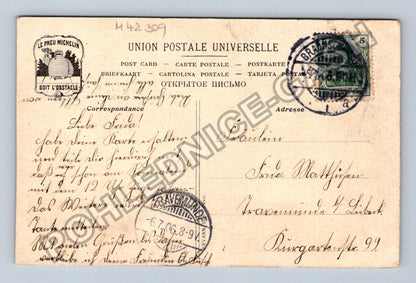 Pohlednice Die grossen Siege des Michelin Pneumaties 1902 (M42309)