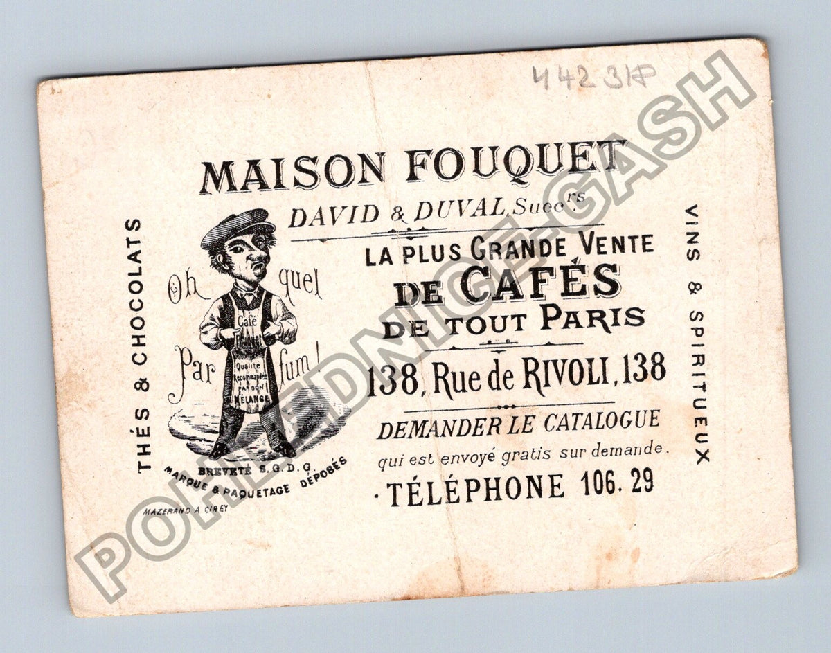 Pohlednice Francie Paříž Maison Fouquet vojáci (M42318)