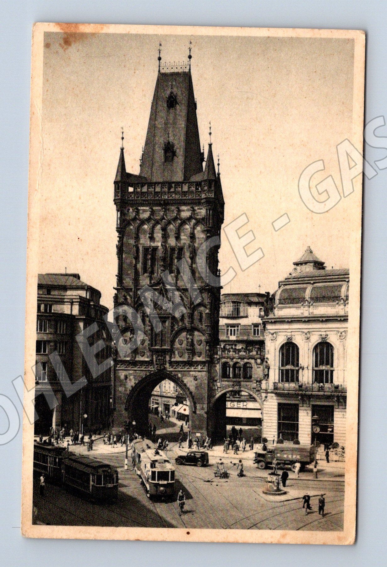 Pohlednice Praha Prašná brána starý motiv (M4232)