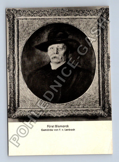 Pohlednice Německo Fürst Bismarck portrét F. v. Lenbach (M42324)