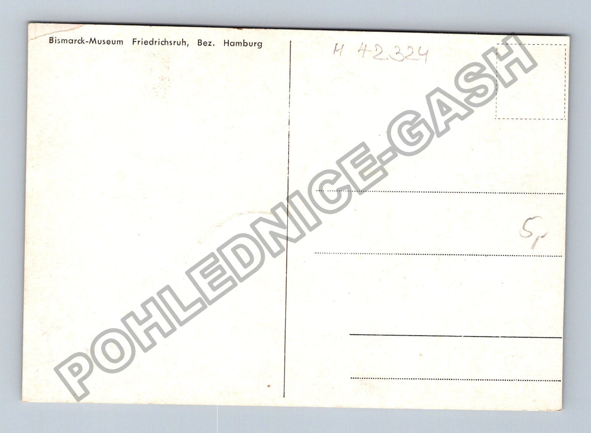 Pohlednice Německo Fürst Bismarck portrét F. v. Lenbach (M42324)