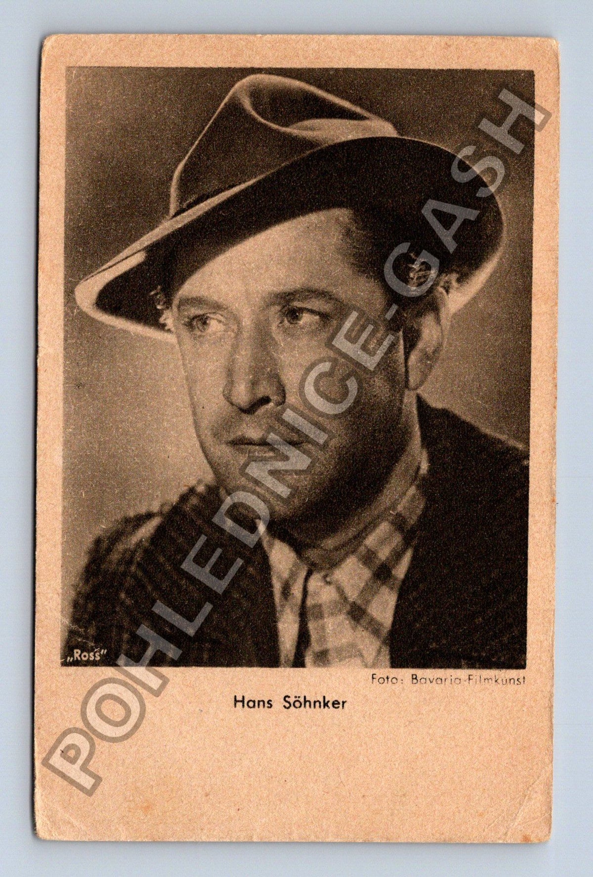 Pohlednice Německo Hans Söhnker herec (M42329)