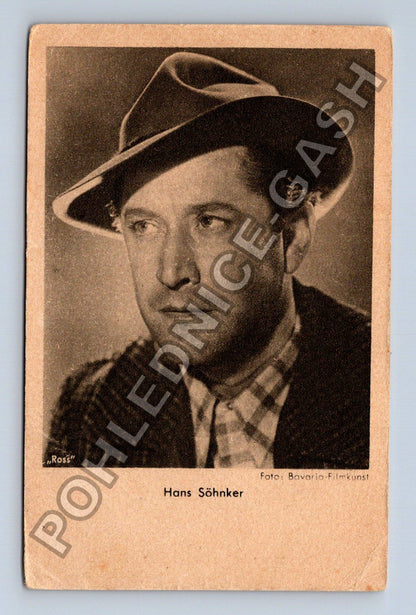 Pohlednice Německo Hans Söhnker herec (M42329)