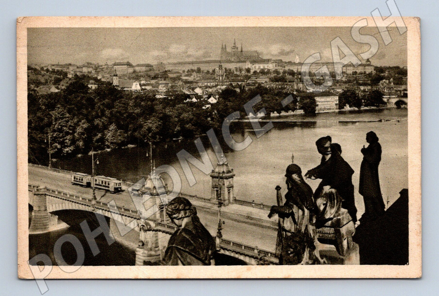Pohlednice Praha Hradčany 1935 historický motiv (M4233)