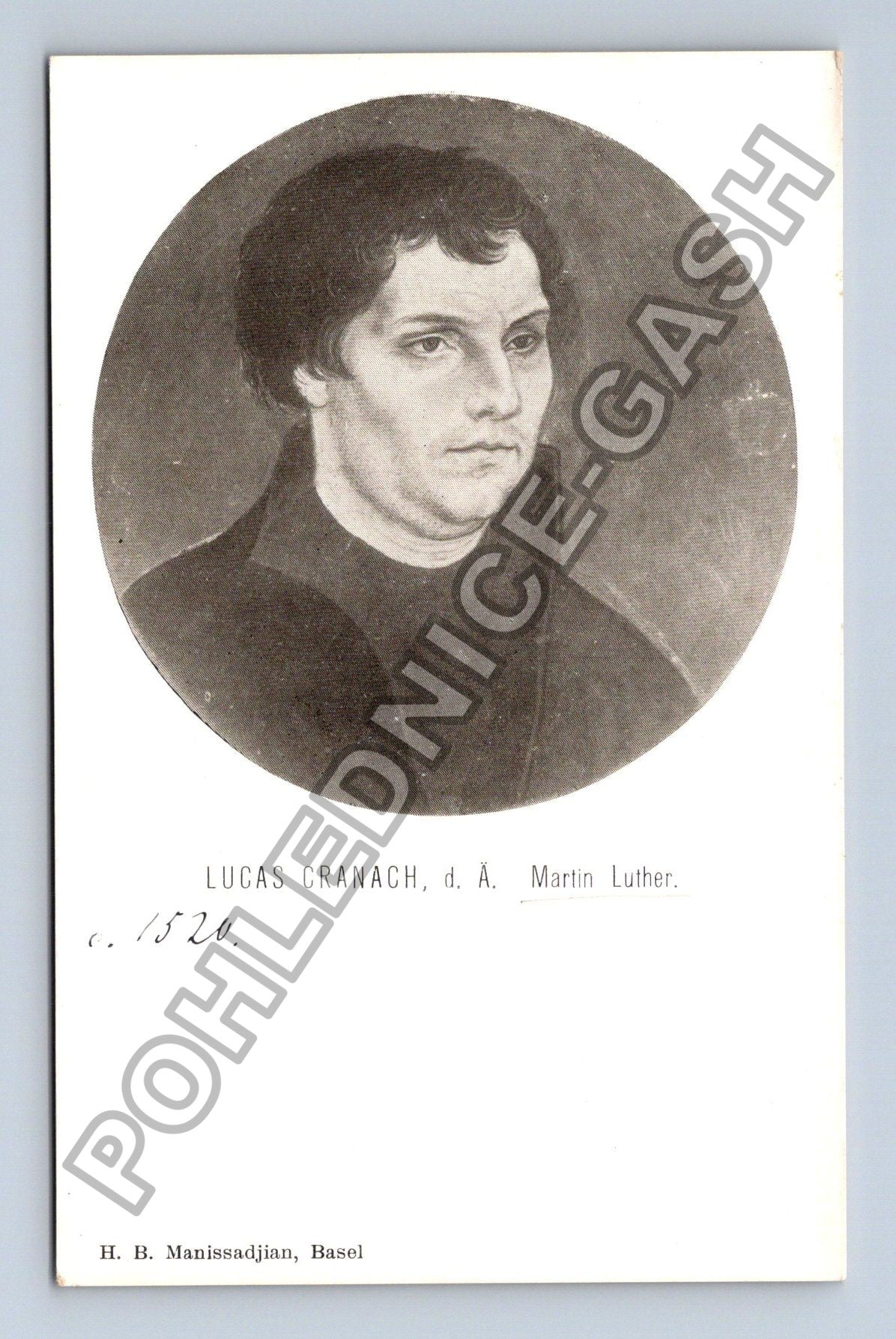 Pohlednice Martin Luther Lucas Cranach d Ä c 1520 (M42336)