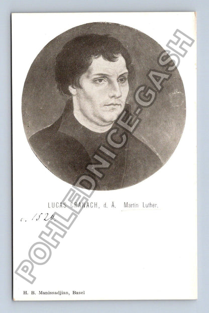 Pohlednice Martin Luther Lucas Cranach d Ä c 1520 (M42336)