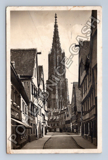 Pohlednice Německo Ulm a. D. Wallfischgasse 1929 (M42344)