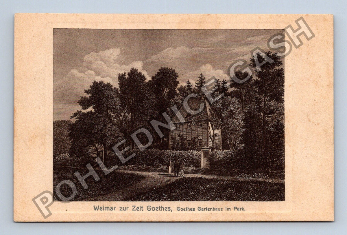 Pohlednice Německo Weimar Goethes Gartenhaus im Park (M42348)