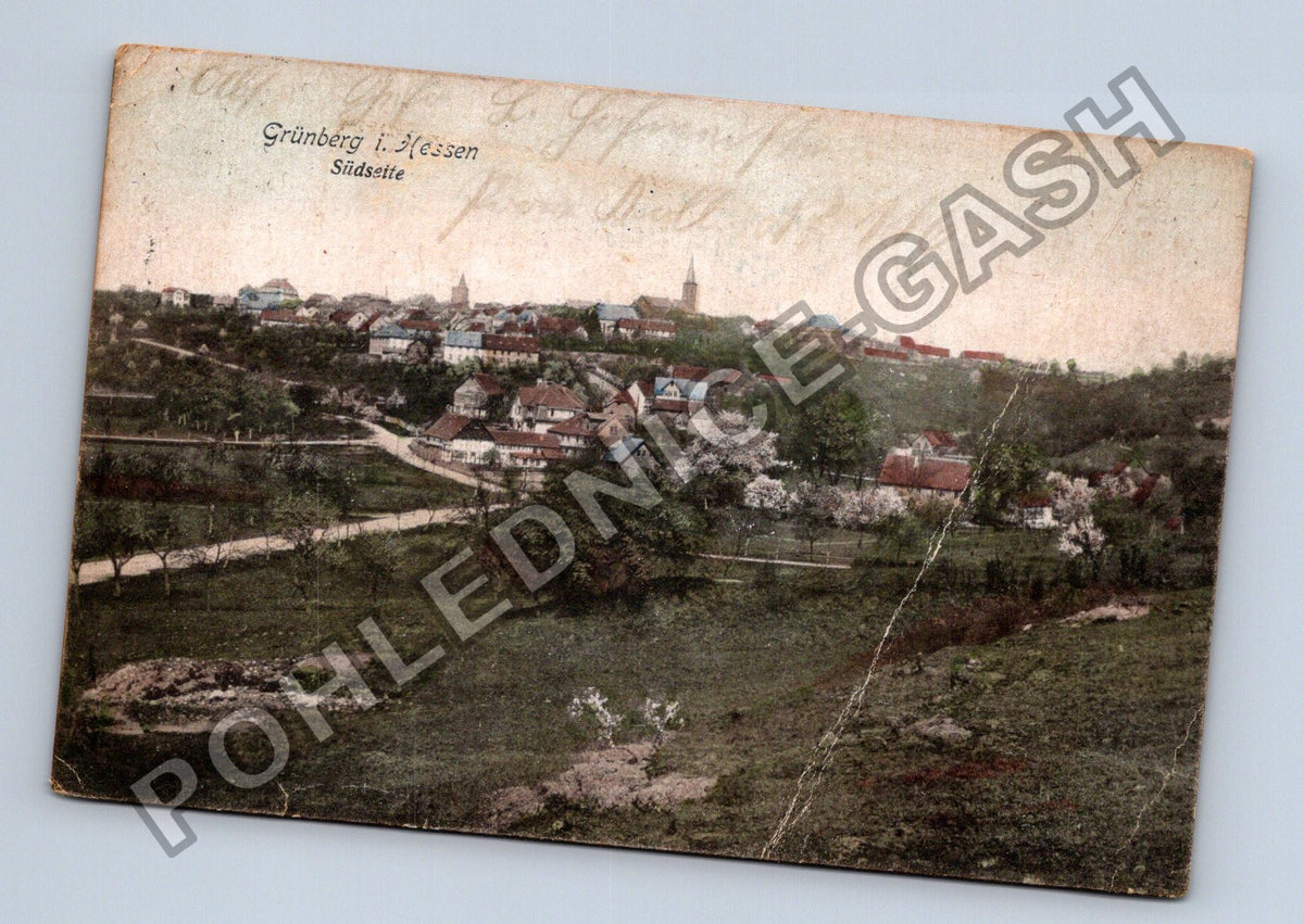 Pohlednice Německo Grünberg i Hessen Südseite 1918 (M42353)