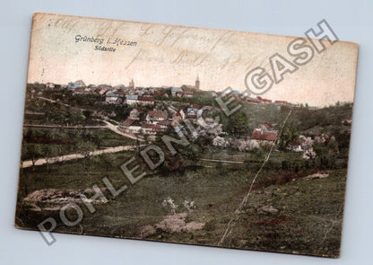 Pohlednice Německo Grünberg i Hessen Südseite 1918 (M42353)