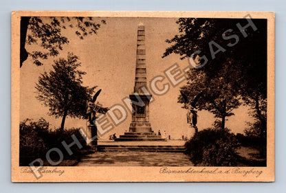 Pohlednice Německo Bad Harzburg Bismarckdenkmal Burgberg 1928 (M42354)