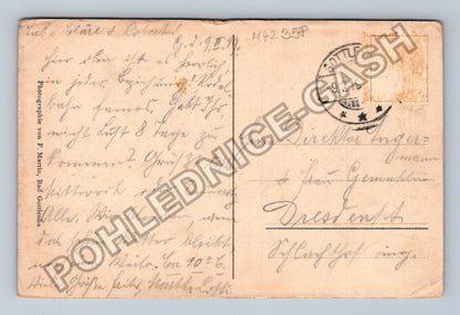Pohlednice Německo Städtisches Berg-Hotel Augustusburg 1919 (M42358)