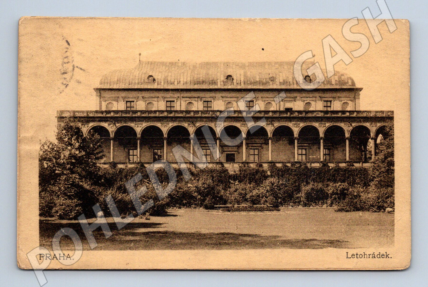 Pohlednice Praha Letohrádek královny Anny 1915 (M4236)