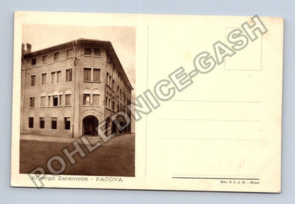 Pohlednice Itálie Padova Albergo Zaramella (M42360)