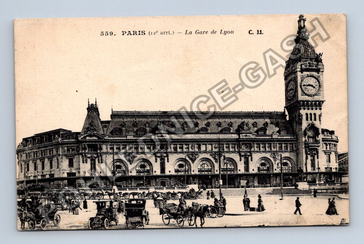 Pohlednice Francie Paříž Gare de Lyon 1923 (M42367)