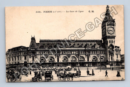 Pohlednice Francie Paříž Gare de Lyon 1923 (M42367)
