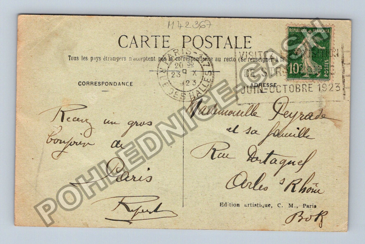 Pohlednice Francie Paříž Gare de Lyon 1923 (M42367)