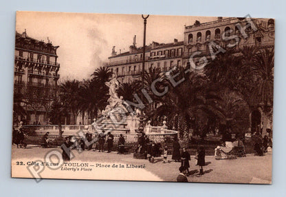 Pohlednice Francie Toulon Place de la Liberte (M42371)