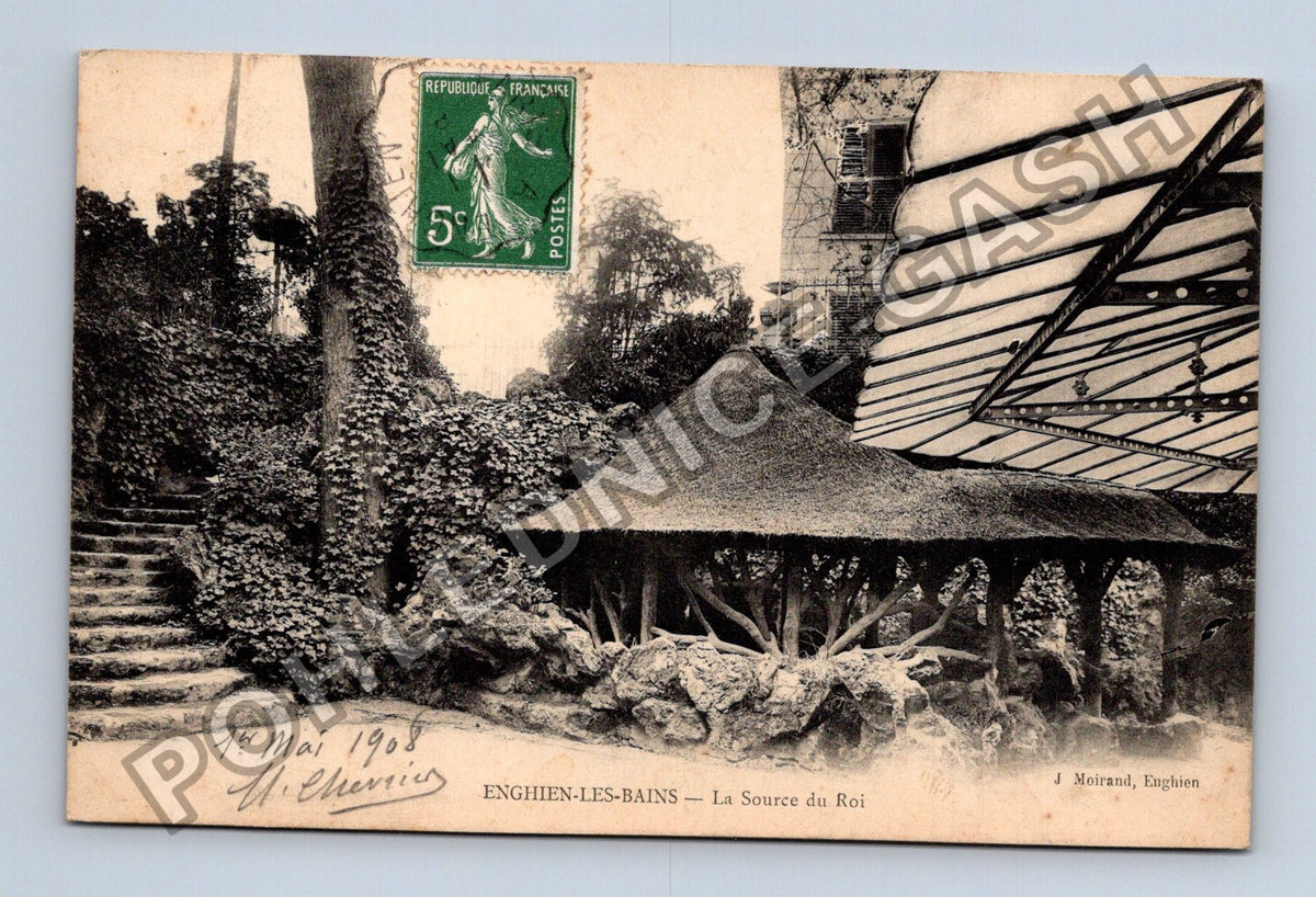 Pohlednice Francie Enghien-les-Bains La Source du Roi 1908 (M42373)
