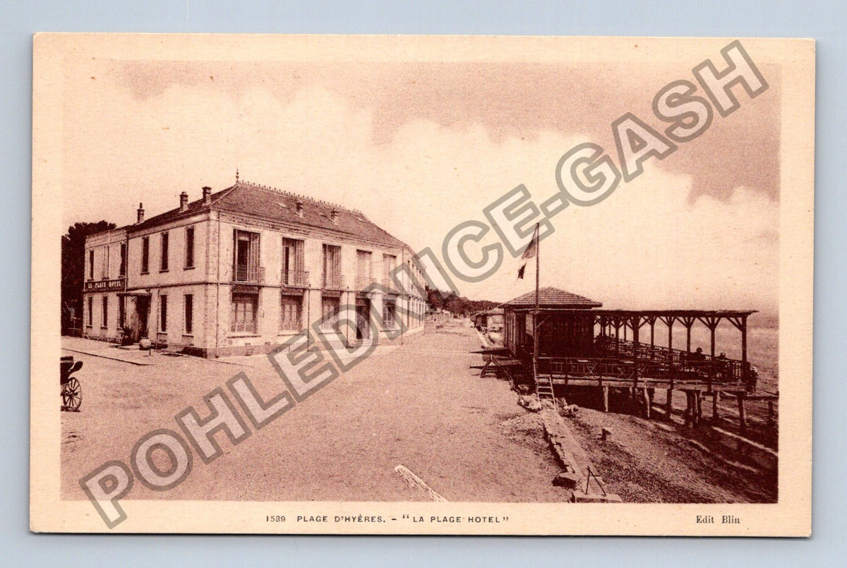 Pohlednice Francie Hyères La Plage Hotel (M42377)
