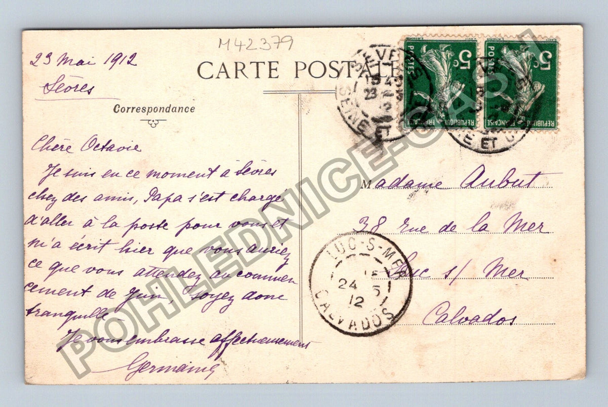 Pohlednice Francie Sèvres Panorama Brasserie de la Meuse 1912 (M42379)