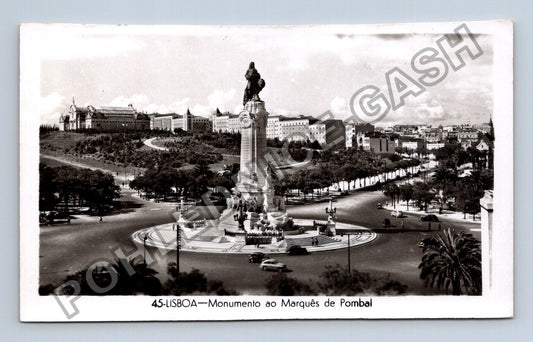 Pohlednice Portugalsko Lisabon Pombalovo náměstí 1964 (M42397)