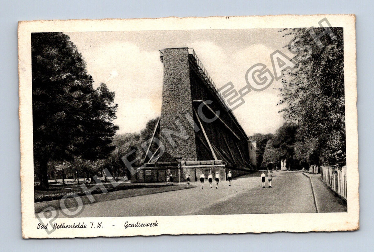 Pohlednice Německo Bad Rothenfelde T.W. Gradierwerk 1954 (M42400)