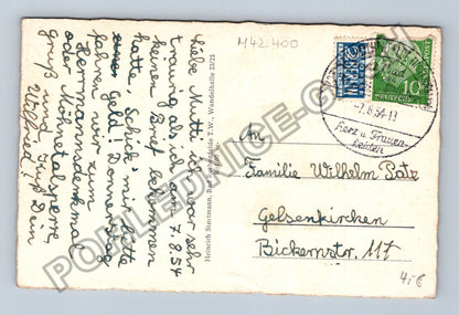 Pohlednice Německo Bad Rothenfelde T.W. Gradierwerk 1954 (M42400)