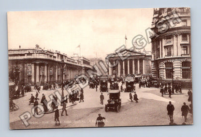 Pohlednice Velká Británie Londýn The Bank and Royal Exchange (M42408)
