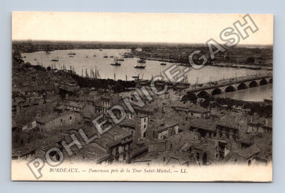 Pohlednice Francie Bordeaux panorama z Tour Saint-Michel (M42420)