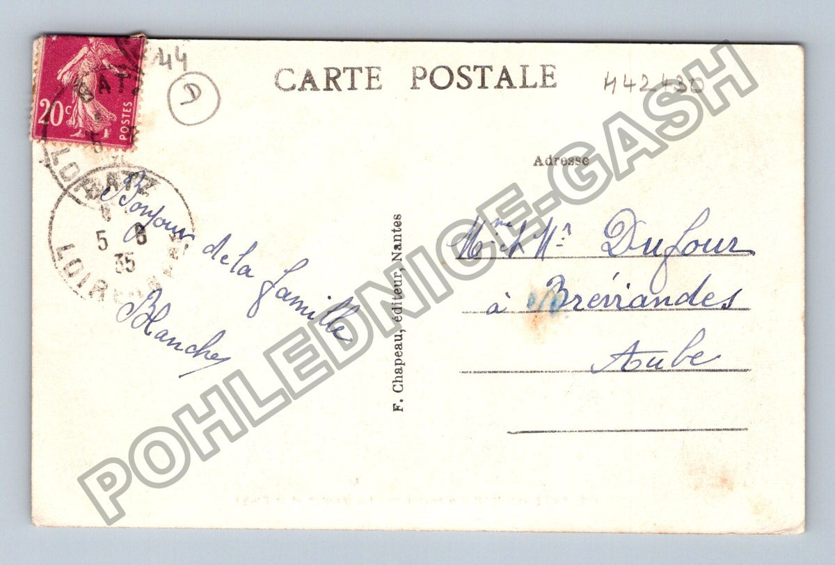 Pohlednice Francie Batz-sur-Mer Le Menhir et la Plage 1935 (M42430)