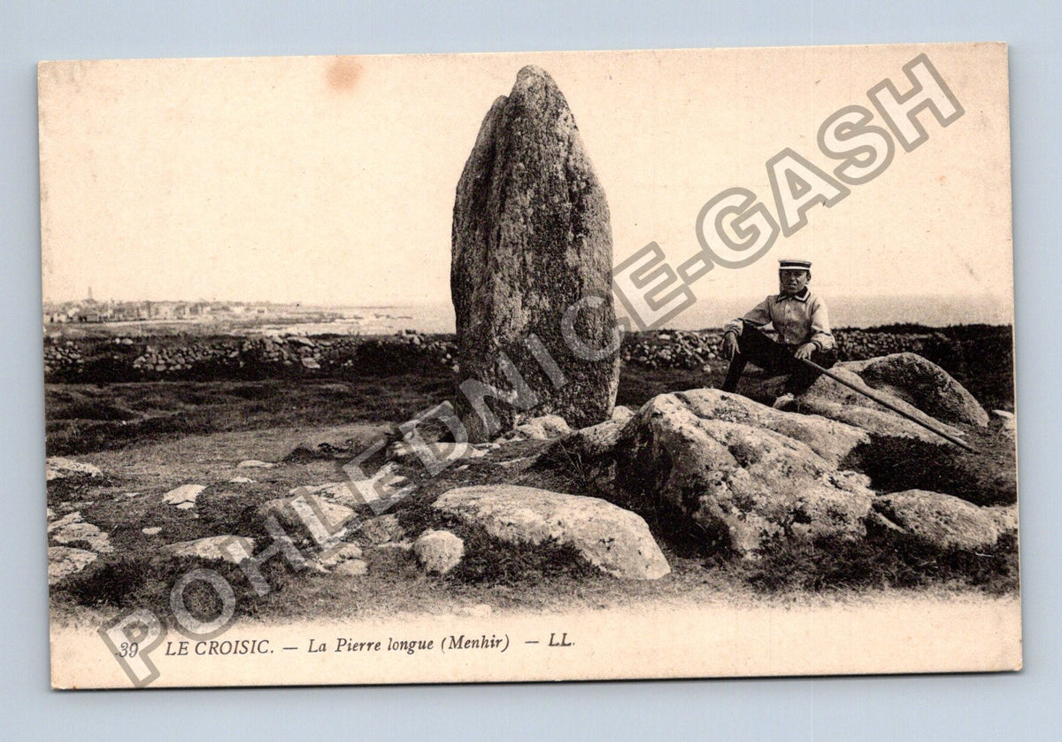 Pohlednice Francie Le Croisic La Pierre longue Menhir (M42432)