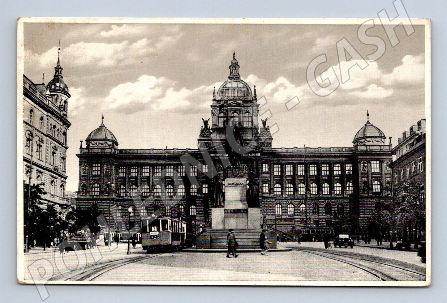 Pohlednice Praha Národní muzeum 1931 starý motiv (M4244)