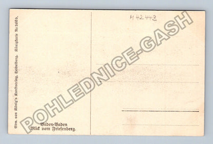 Pohlednice Německo Baden-Baden Blick vom Friesenberg (M42443)